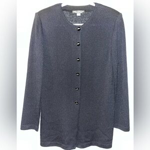 St John Long Cardigan size 12 black
